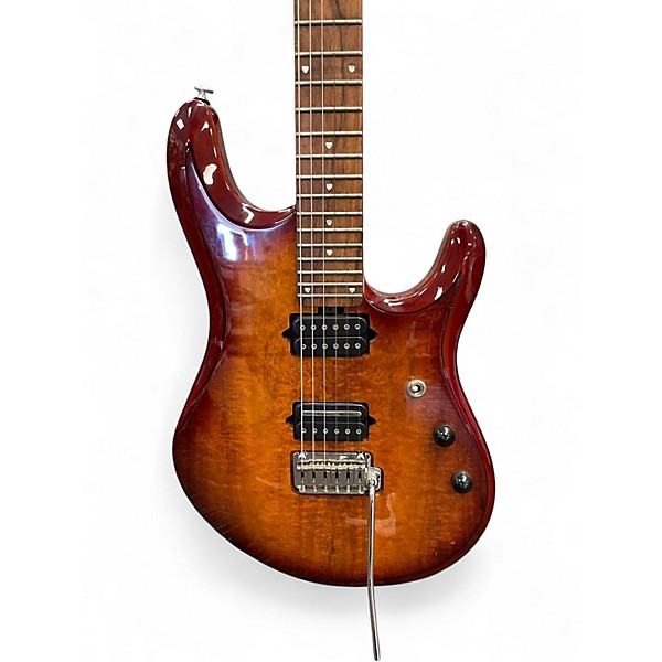 Used Sterling by Music Man JP150SM BLOOD ORANGE Solid Body Electric Guitar