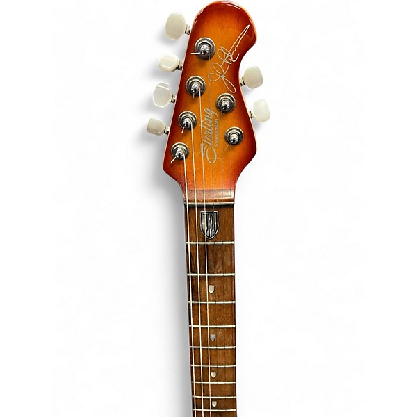 Used Sterling by Music Man JP150SM BLOOD ORANGE Solid Body Electric Guitar