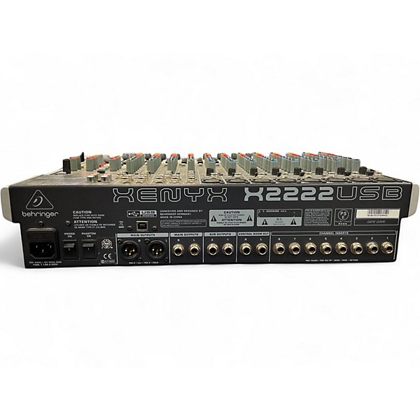 Used Behringer Xenyx X2222USB Unpowered Mixer