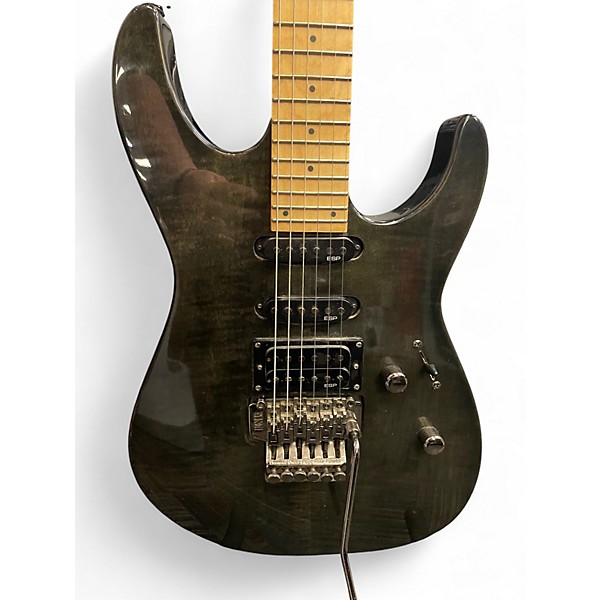 Used ESP LTD M103FM Trans Gray Solid Body Electric Guitar