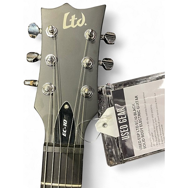 Used ESP LTD EC10 Black Solid Body Electric Guitar
