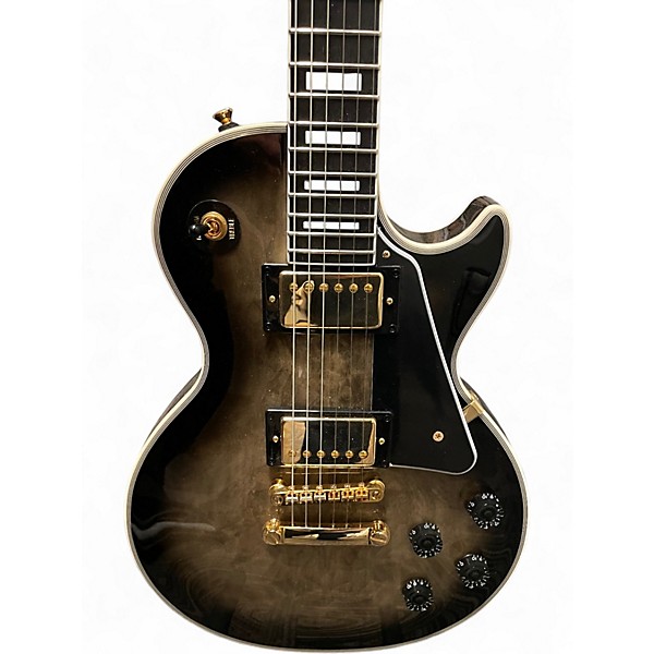 Used Epiphone les paul custom quilt cobra burst Solid Body Electric Guitar