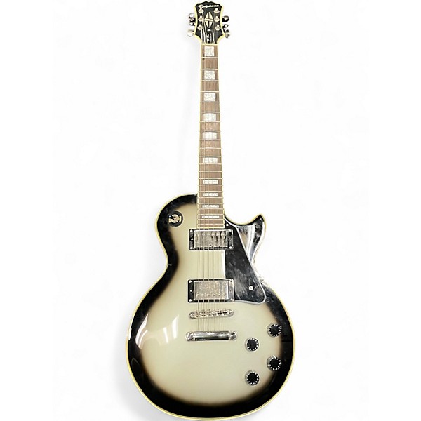 Used Epiphone Les Paul Custom Pro Silverburst Solid Body Electric Guitar
