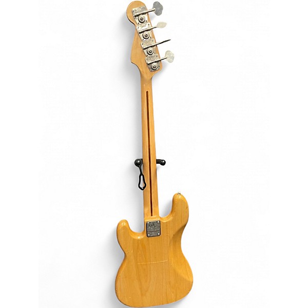 Vintage 1975 Fender Standard Precision Bass Natural Electric Bass Guitar