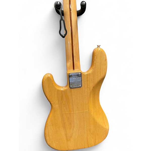 Vintage 1975 Fender Standard Precision Bass Natural Electric Bass Guitar