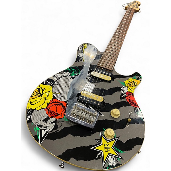 Used Sterling by Music Man AX20 Custom Graphic Solid Body Electric Guitar