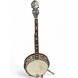 Vintage 1970s Nashville STANDARD Natural Banjo
