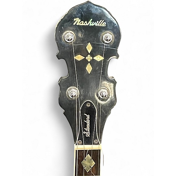 Vintage 1970s Nashville STANDARD Natural Banjo