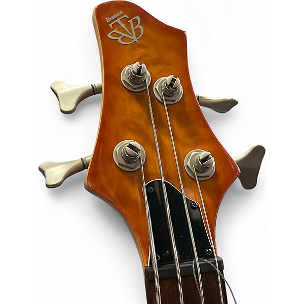 Used Ibanez BTB300FM orange Electric Bass Guitar