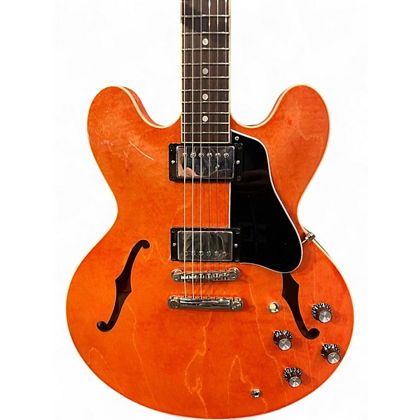 Used Gibson ES 335 Watermelon Hollow Body Electric Guitar