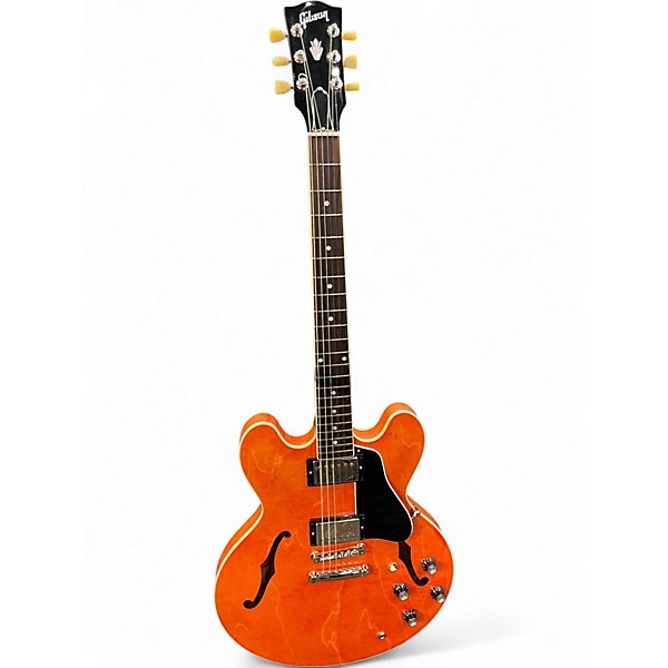 Used Gibson ES 335 Watermelon Hollow Body Electric Guitar