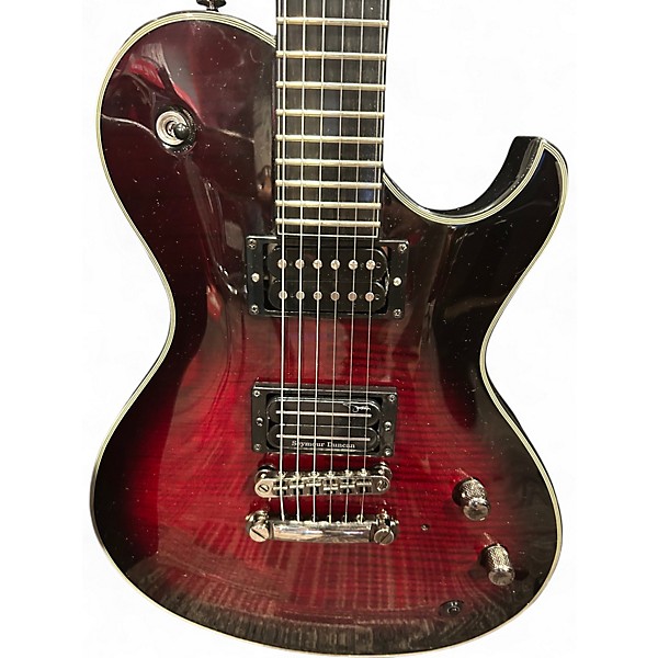 Used Schecter Guitar Research BLACKJACK SLS SOLO HELLS GATE Solid Body Electric Guitar