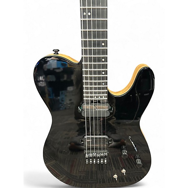 Used Schecter Guitar Research SLS ELITE PT Black Solid Body Electric Guitar
