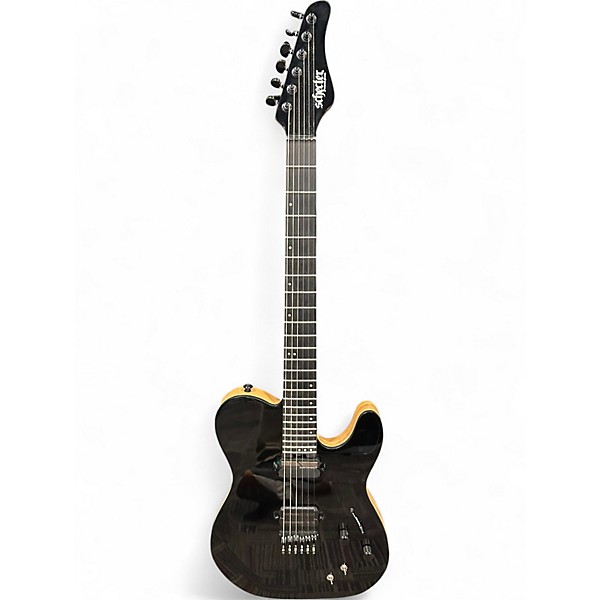 Used Schecter Guitar Research SLS ELITE PT Black Solid Body Electric Guitar