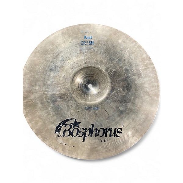 Used Bosphorus Cymbals 16in Gold Series Fast Crash  Cymbal