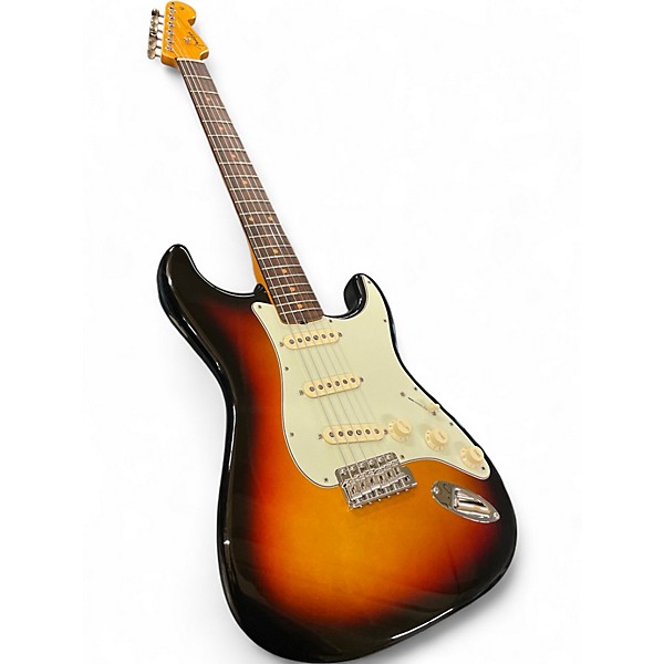 Used Fender AMERICAN VINTAGE II 61' STRATOCASTER 2 Tone Sunburst Solid Body Electric Guitar