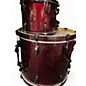 Used Pearl 4 Piece Vision Candy Apple Red Drum Kit