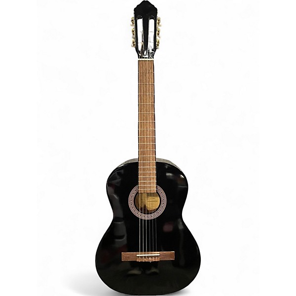 Used Lucero LC100 Black Classical Acoustic Guitar