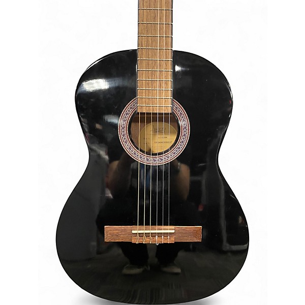 Used Lucero LC100 Black Classical Acoustic Guitar