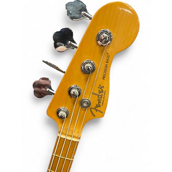 Used Fender American Professional Precision Bass 3 Tone Sunburst Electric Bass Guitar