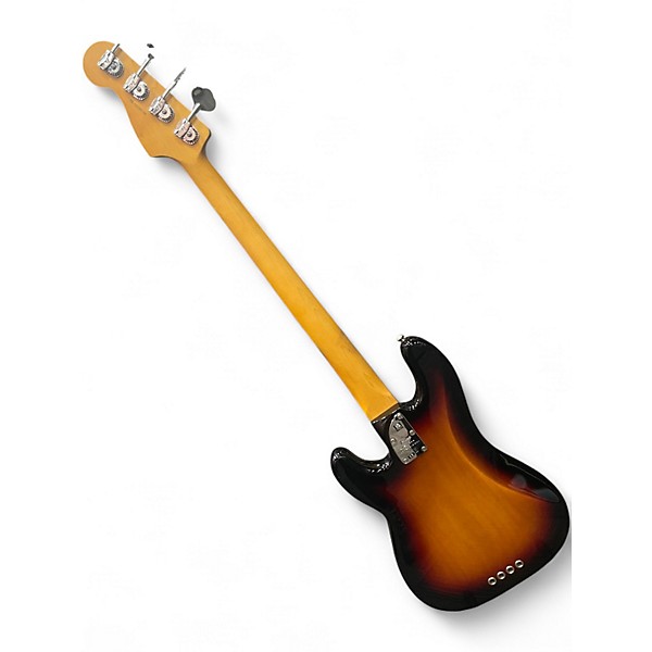 Used Fender American Professional Precision Bass 3 Tone Sunburst Electric Bass Guitar