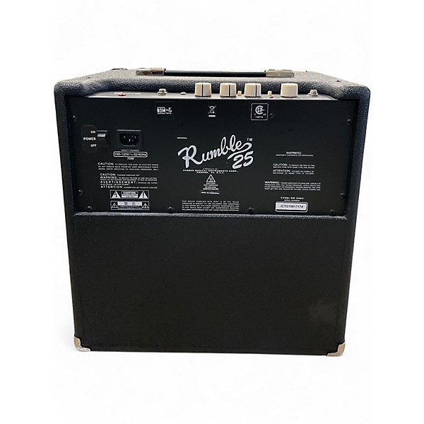 Used Fender Rumble 25 Bass Combo Amp