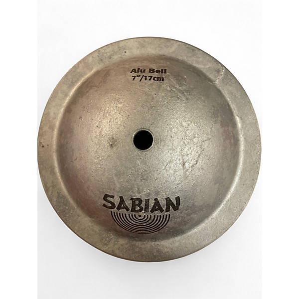 Used SABIAN 7in Aluminum Bell Cymbal