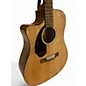 Used Fender CD60CE Dreadnought LH Natural Acoustic Electric Guitar