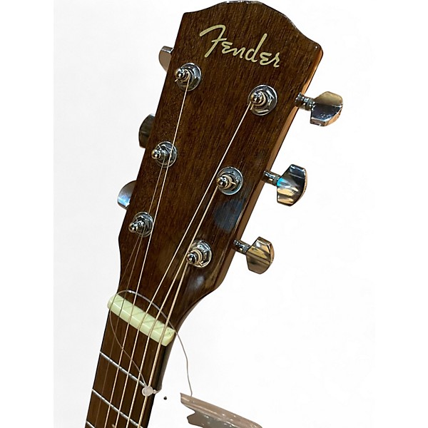 Used Fender CD60CE Dreadnought LH Natural Acoustic Electric Guitar