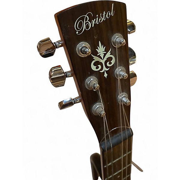 Used Bristol BF15 Natural Acoustic Guitar