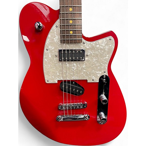 Used Reverend Buckshot Party Red Solid Body Electric Guitar