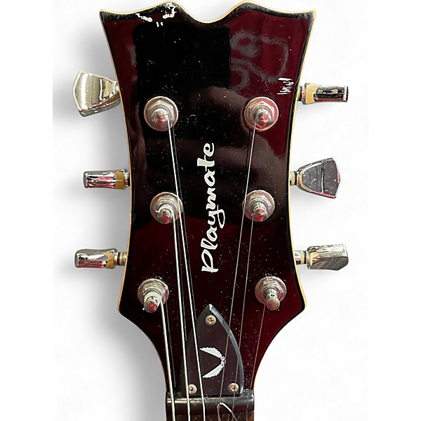 Used Dean PLAYMATE Chrome Silver Solid Body Electric Guitar