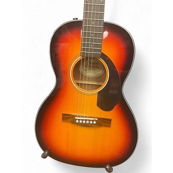 Used Fender cp60s 3 Color Sunburst Acoustic Guitar
