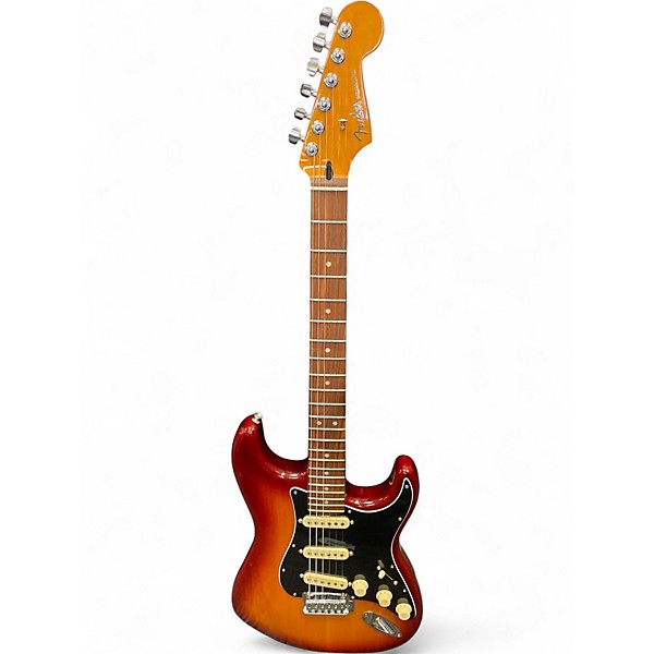 Used Fender Player Plus Stratocaster Sienna Sunburst Solid Body Electric Guitar