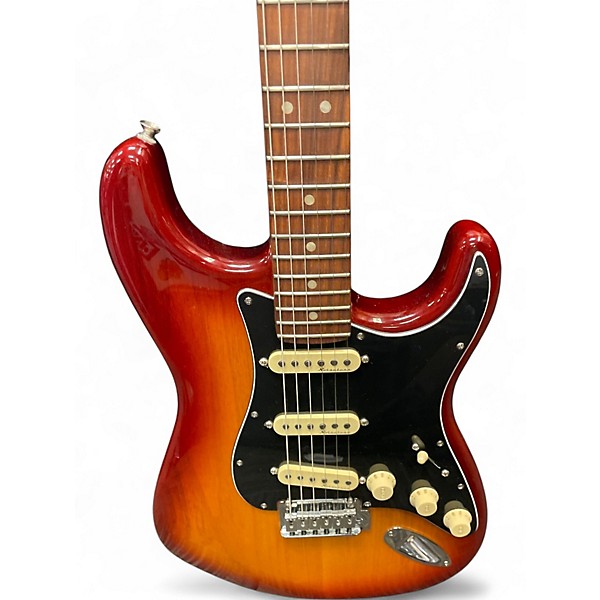Used Fender Player Plus Stratocaster Sienna Sunburst Solid Body Electric Guitar
