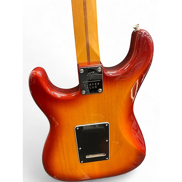 Used Fender Player Plus Stratocaster Sienna Sunburst Solid Body Electric Guitar