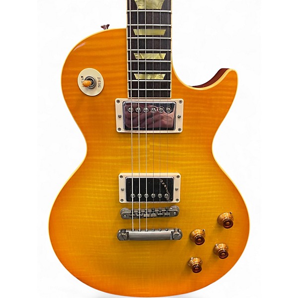 Used Orville By Gibson LPS-59R Lemonburst Solid Body Electric Guitar