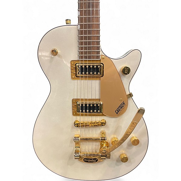 Used Gretsch Guitars G5237TG White Solid Body Electric Guitar