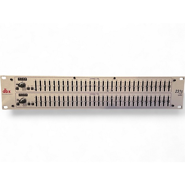 Used dbx 231s Dual Channel 31-Band Graphic Equalizer