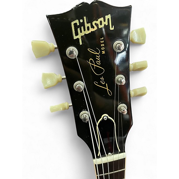 Vintage 1981 Gibson Gibson Leo's Music 1950s Reissue Les Paul Standard 2 Tone Sunburst Solid Body Electric Guitar