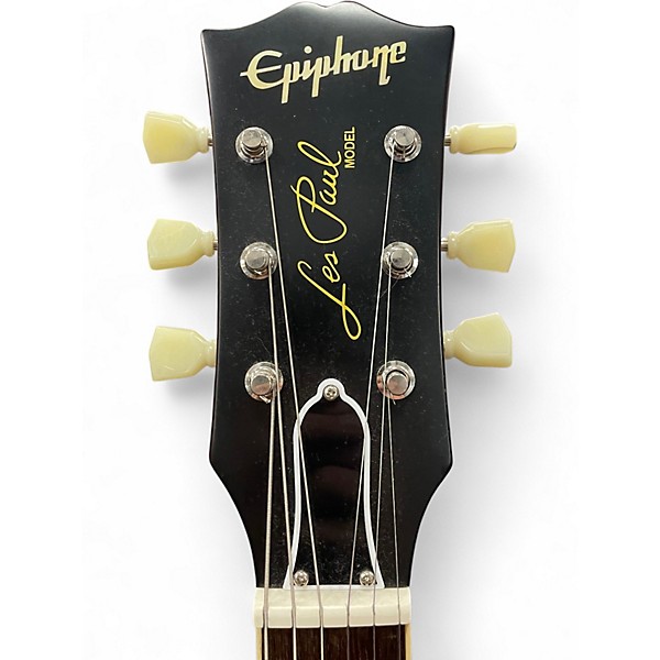 Used Epiphone Custom 1959 Les Paul Standard Iced Tea Burst Solid Body Electric Guitar