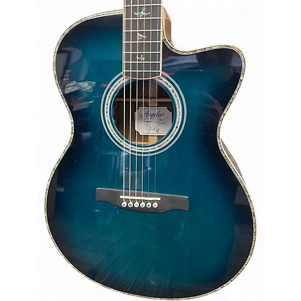 Used 2022 PRS A60E Ocean Turquoise Acoustic Electric Guitar