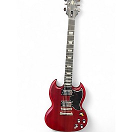 Used 2017 Epiphone SG Standard Cherry Solid Body Electric Guitar