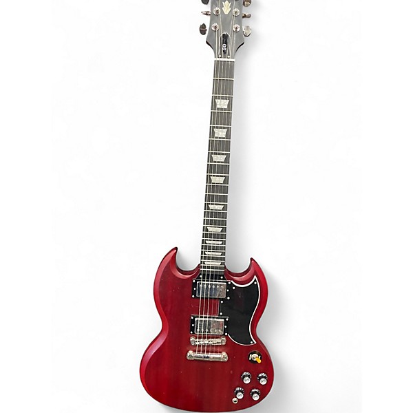 Used 2017 Epiphone SG Standard Cherry Solid Body Electric Guitar