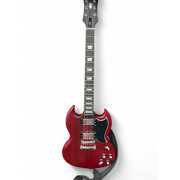 Used 2017 Epiphone SG Standard Cherry Solid Body Electric Guitar