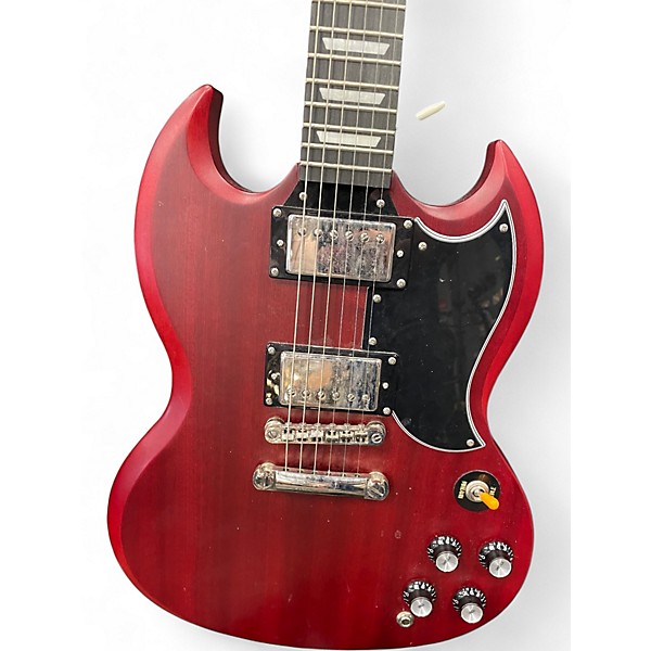 Used 2017 Epiphone SG Standard Cherry Solid Body Electric Guitar