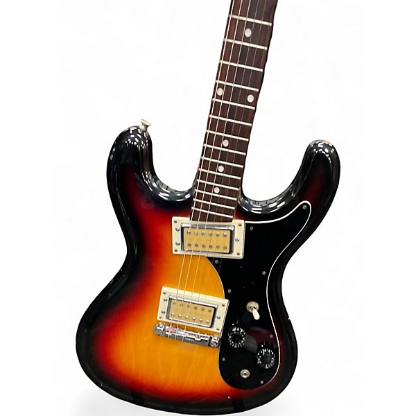 Used Univox Hi Flyer phase iv Sunburst Solid Body Electric Guitar