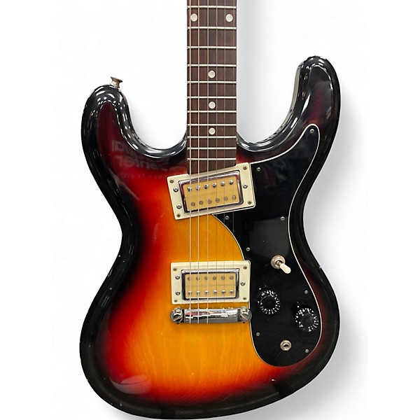 Used Univox Hi Flyer phase iv Sunburst Solid Body Electric Guitar