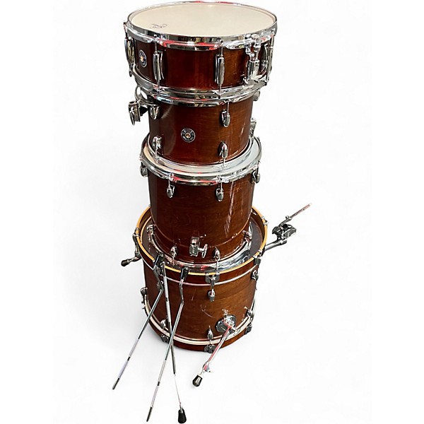 Used Gretsch Drums 4 Piece Catalina Club  Satin Walnut Glaze Drum Kit