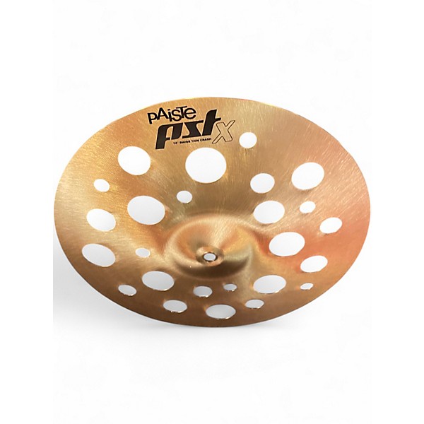 Used Paiste 14in PST X Swiss Thin Crash Cymbal Cymbal